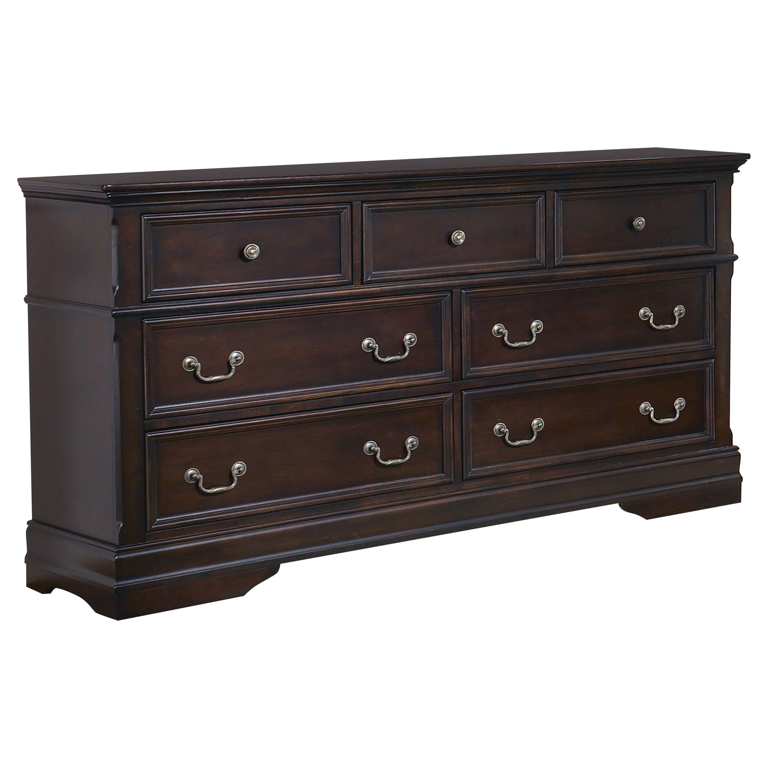 Cambridge Carved Bedroom Set Cappuccino