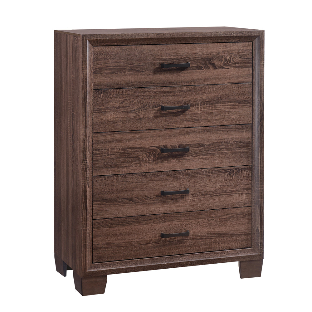 Brandon Bedroom Set Medium Warm Brown