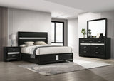 Miranda  California King Bedroom Set Black