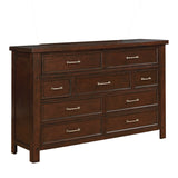 Barstow 9-drawer Rectangular Dresser Pinot Noir