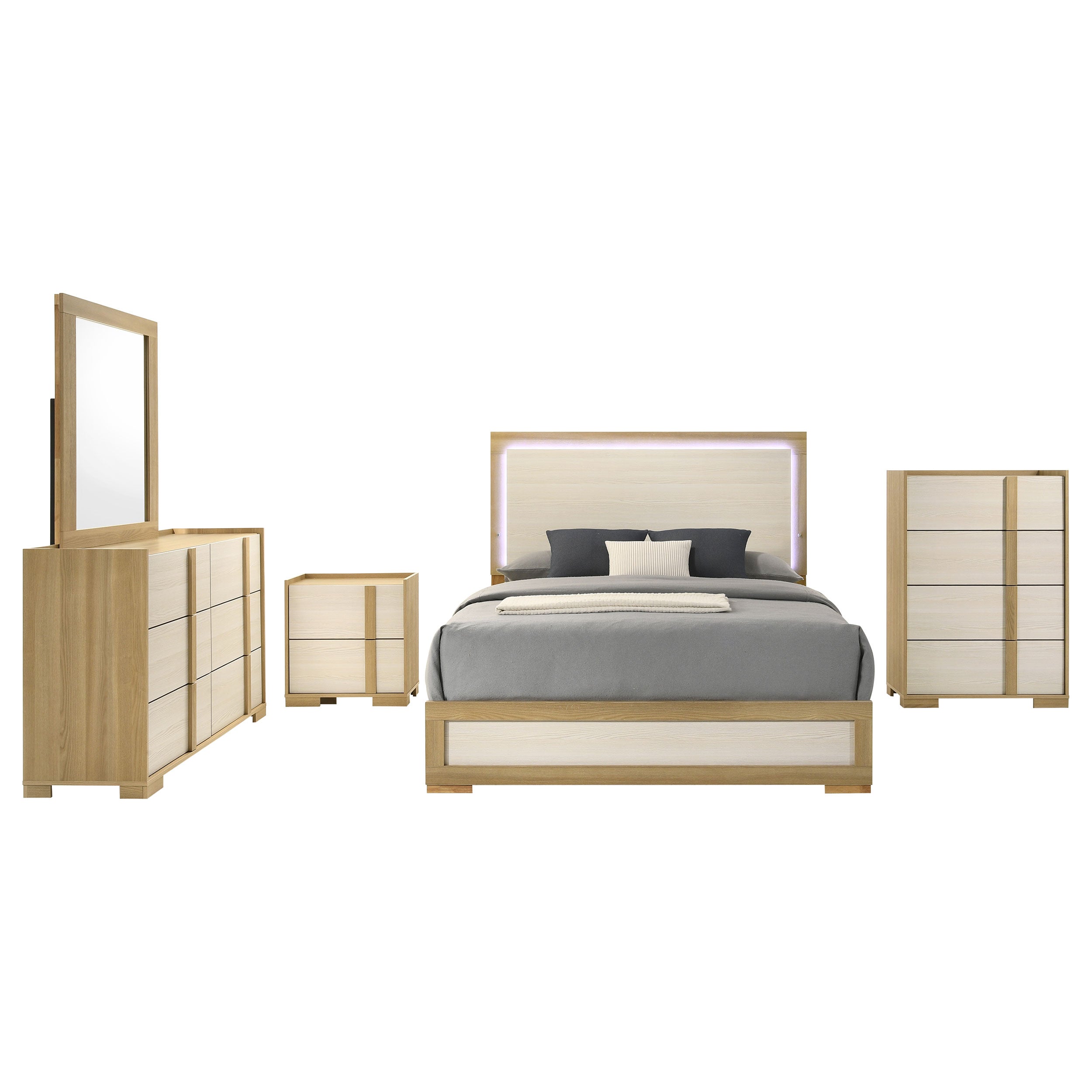 Hyland   Bedroom Set Natural