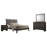 Serenity   Sleigh Bedroom Set Mod Grey