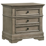 Manchester 3-drawer Nightstand Wheat