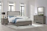 Wright  California King Bedroom Set Brown Oak
