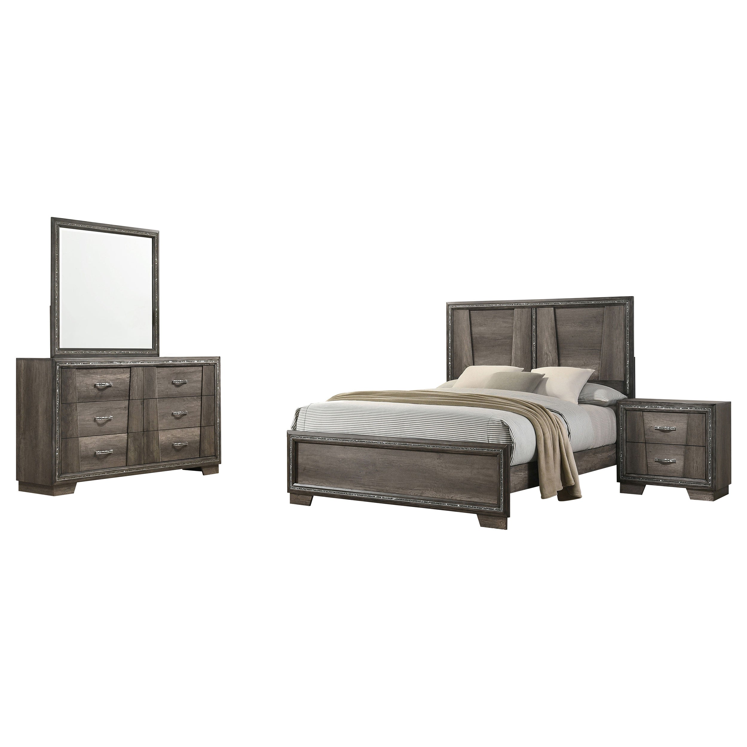 Janine   Bedroom Set Grey