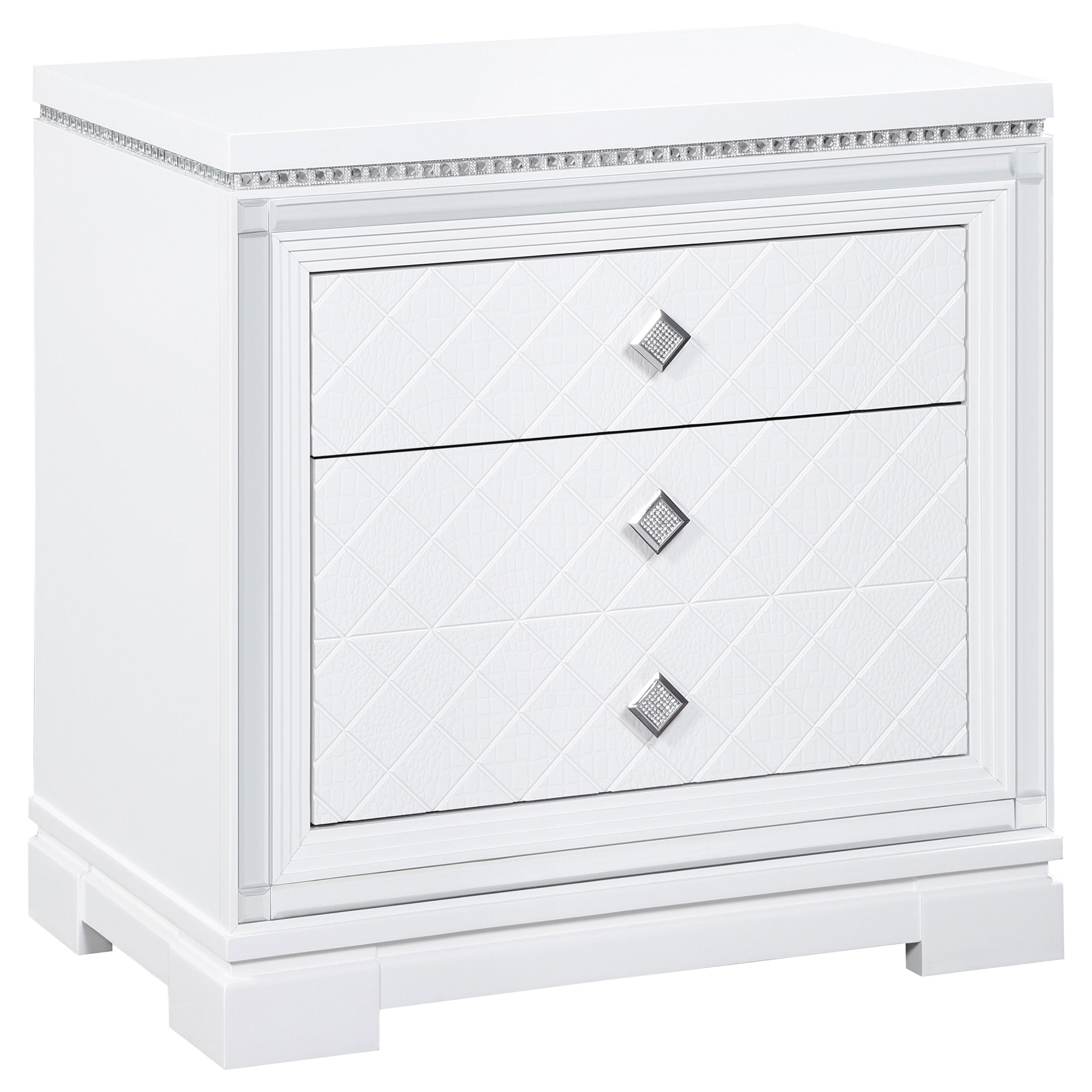 Eleanor Upholstered Tufted Bedroom Set White