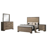 Baker   Bedroom Set Brown and Light Taupe