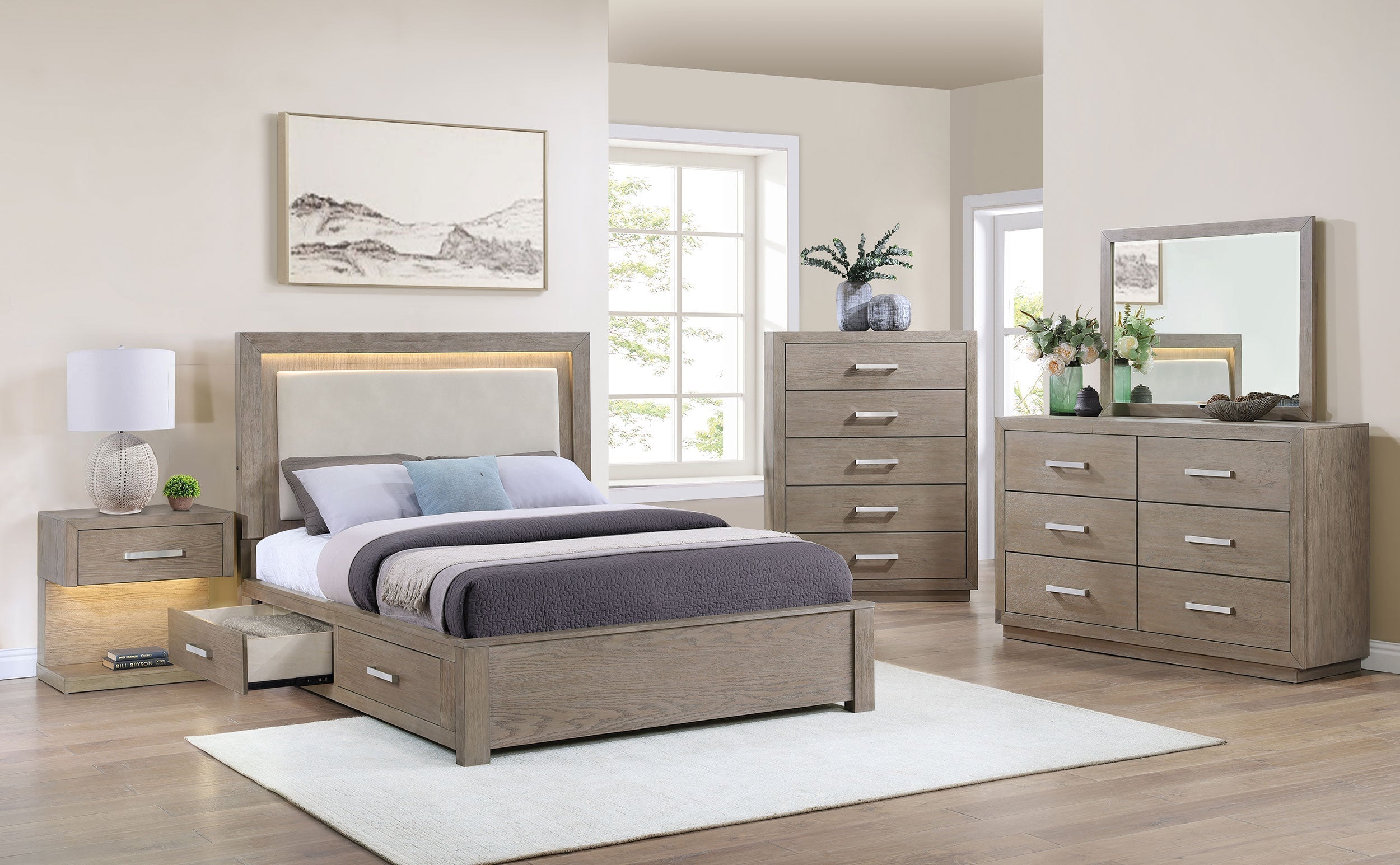 Kenora   Bedroom Set Barley Brown