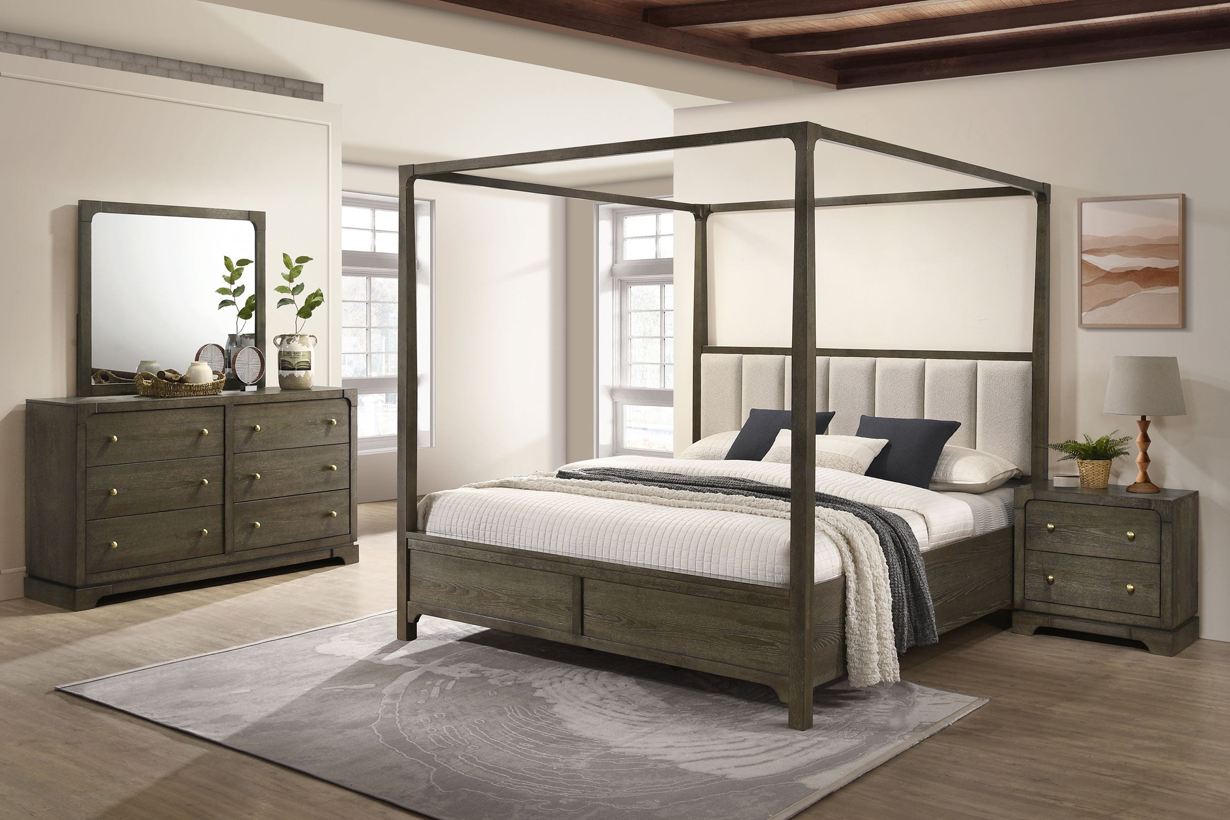 Gran Park   Bedroom Set Dark Cocoa