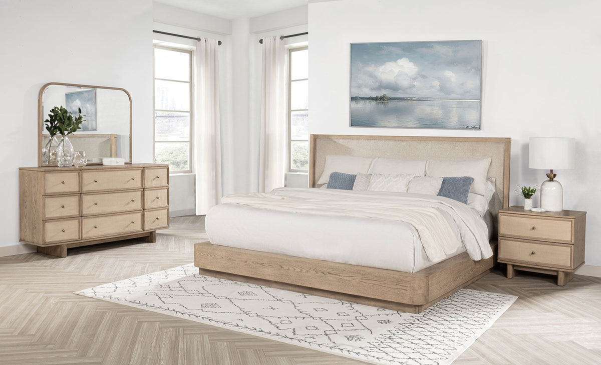 Kailani Bedroom Set Beige Oak