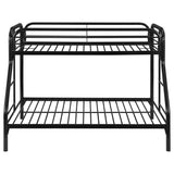 Morgan Twin Over Full Bunk Bed Black
