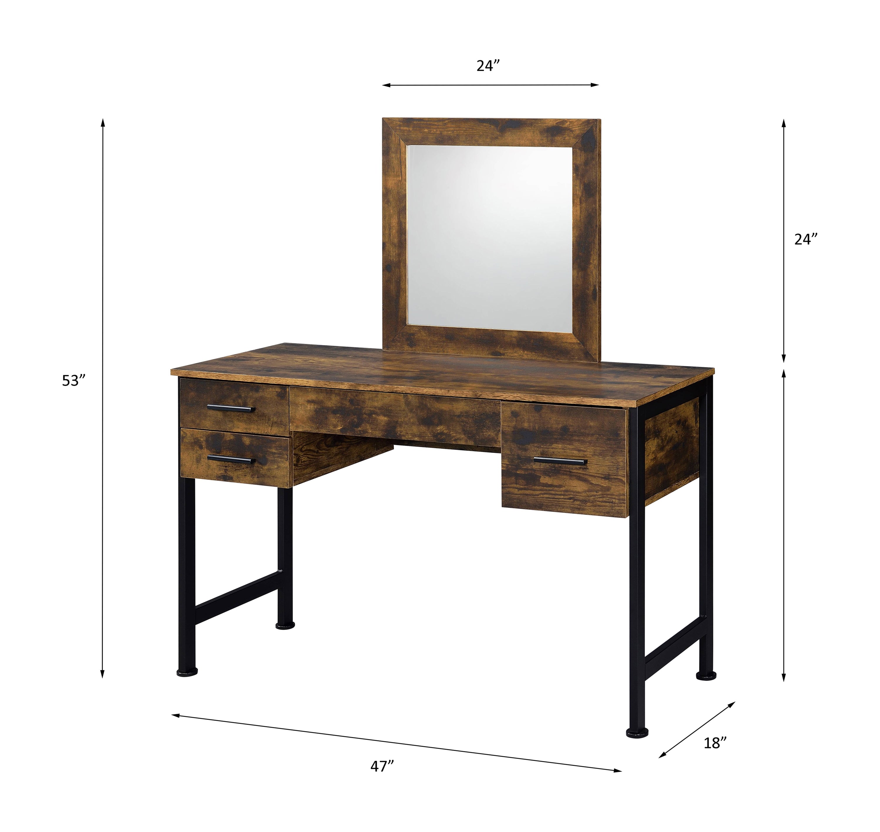 Juvanth Vanity Desk & Mirror