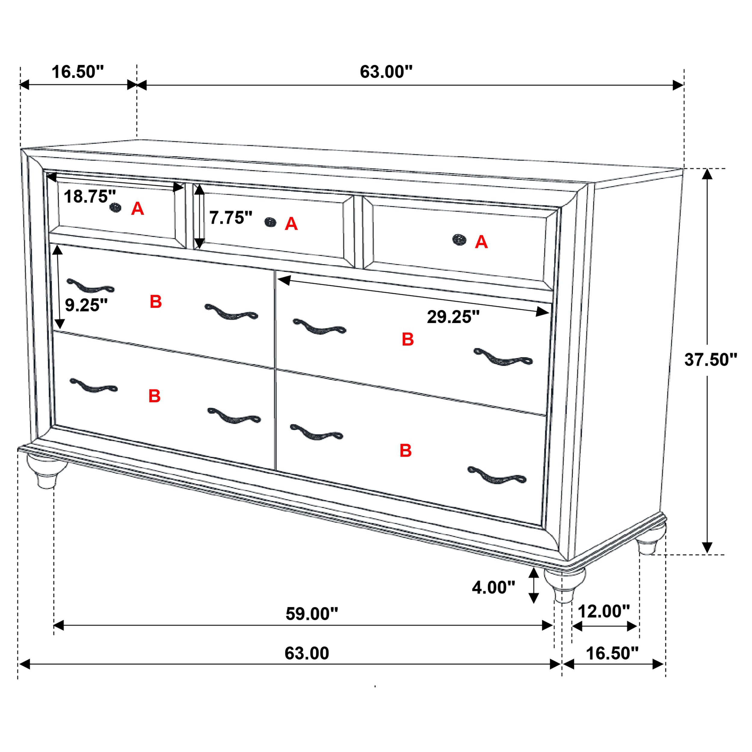 Barzini Upholstered Tufted Bedroom Set White