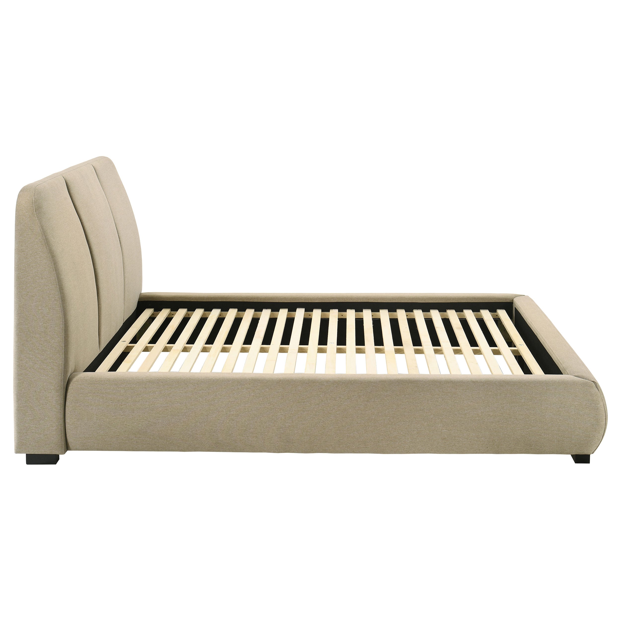 Mokena 46-inch Upholstered  Platform Bed