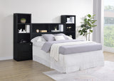 Westpark 3-piece Bedroom Set Bookcase Headboard Black
