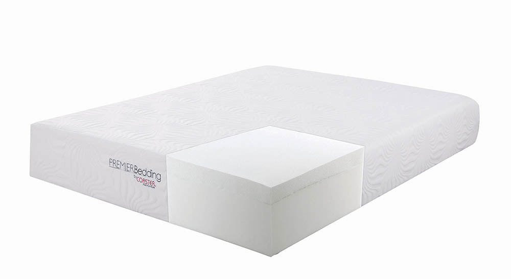 Ian  Memory Foam Mattress White