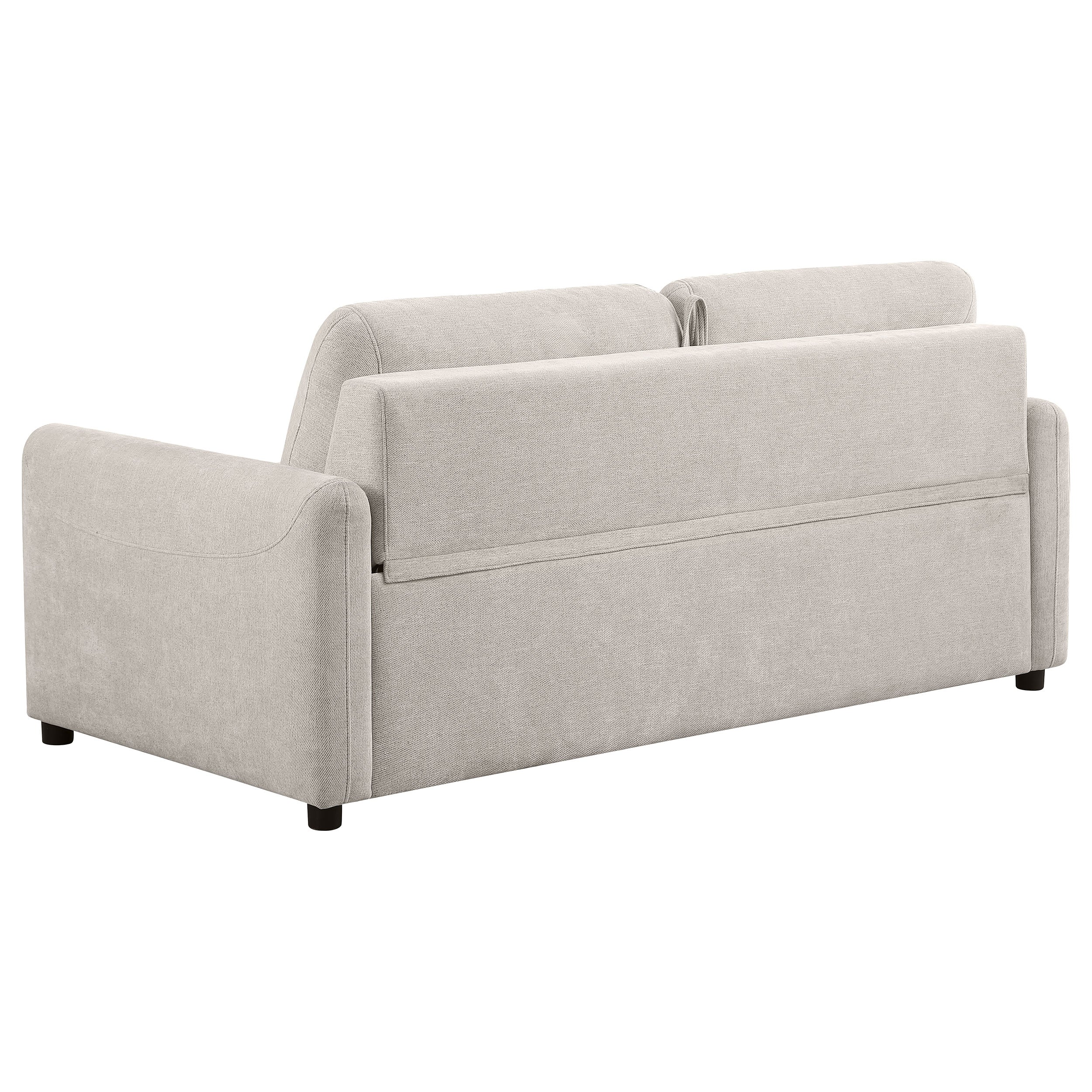 Rylie Upholstered Sofa Sleeper with Queen Mattress Beige