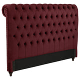 Devon 57-inch Upholstered California King Headboard Beige