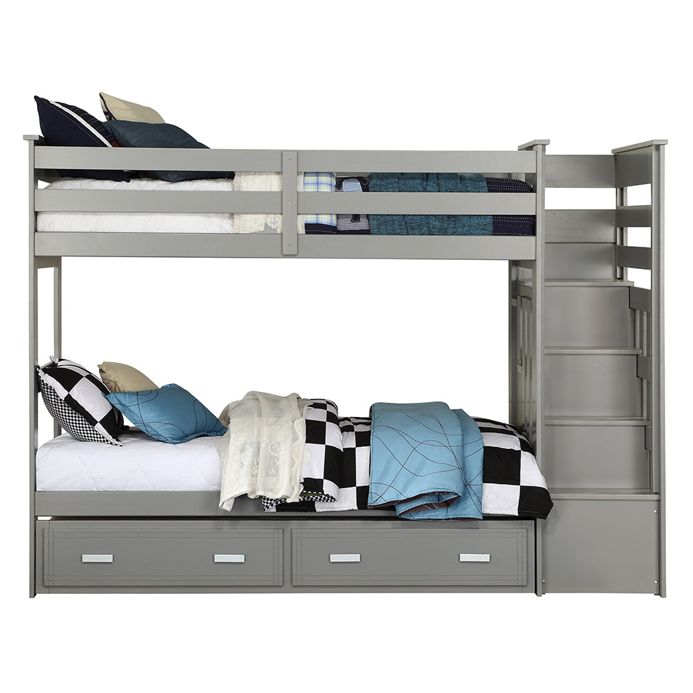 Allentown Twin/Twin Bunk Bed W/Trundle & Storage