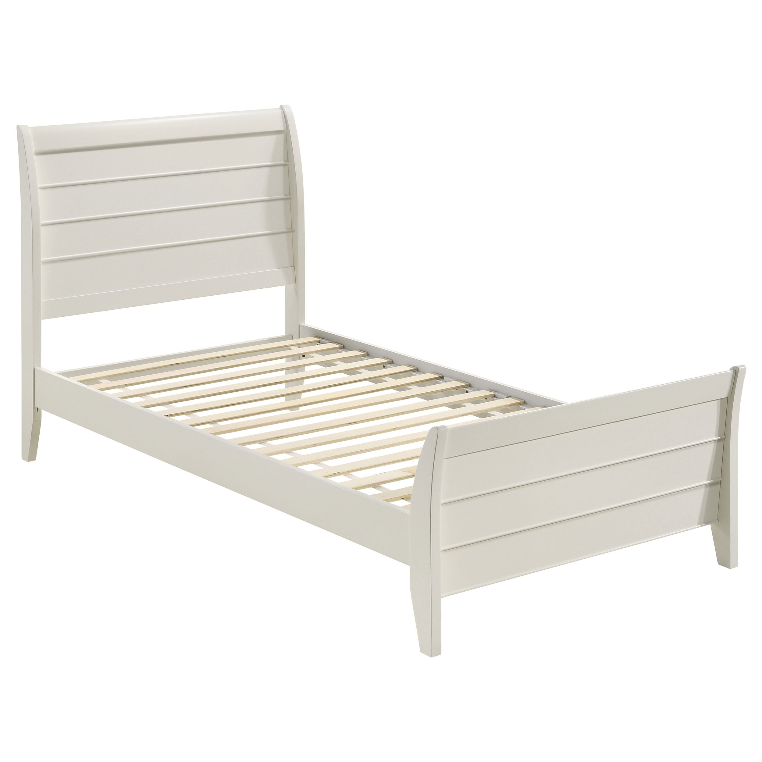 Selena Bedroom Set Sleigh Headboard Buttermilk