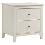 Selena 2-drawer Nightstand Cream White