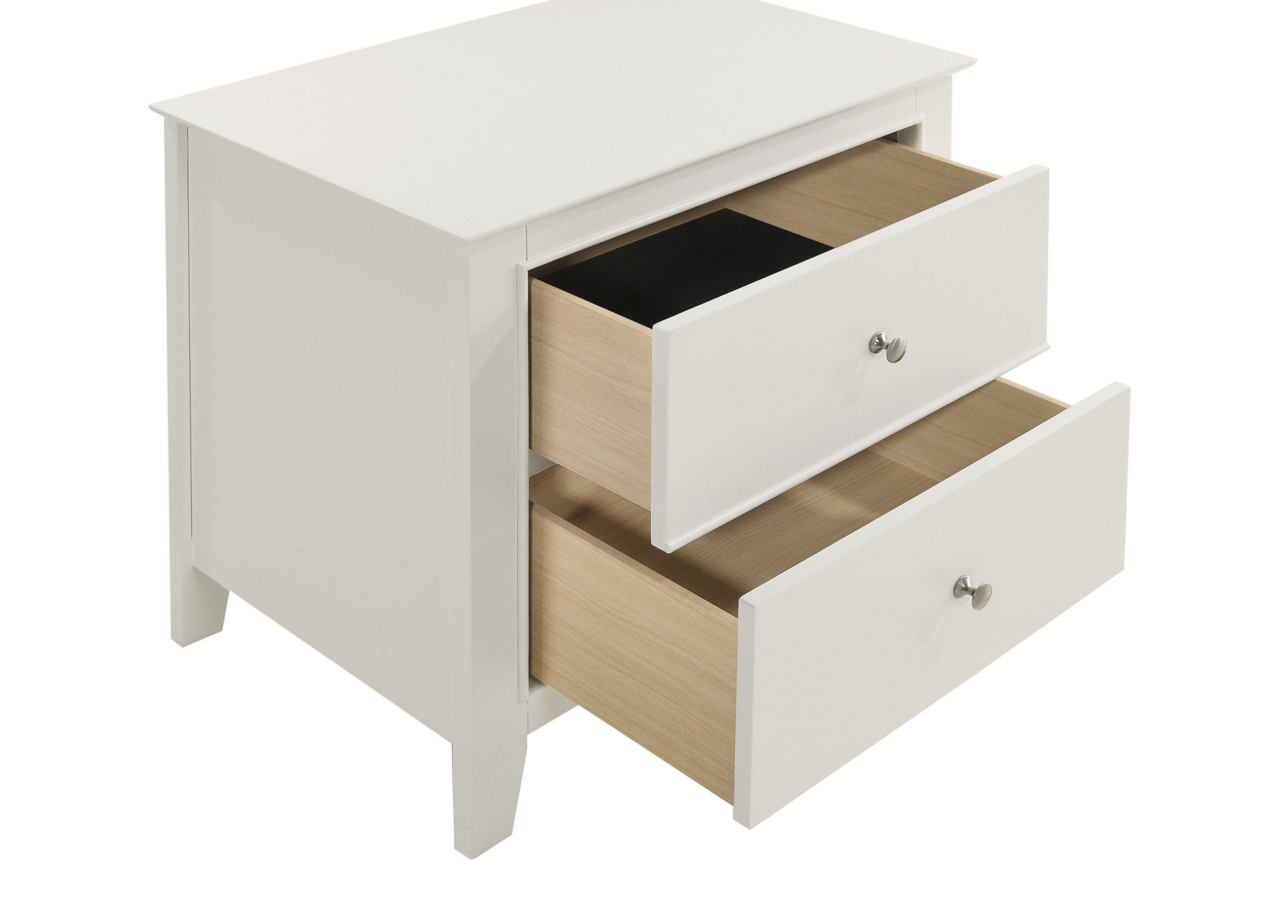 Selena 2-drawer Nightstand Cream White