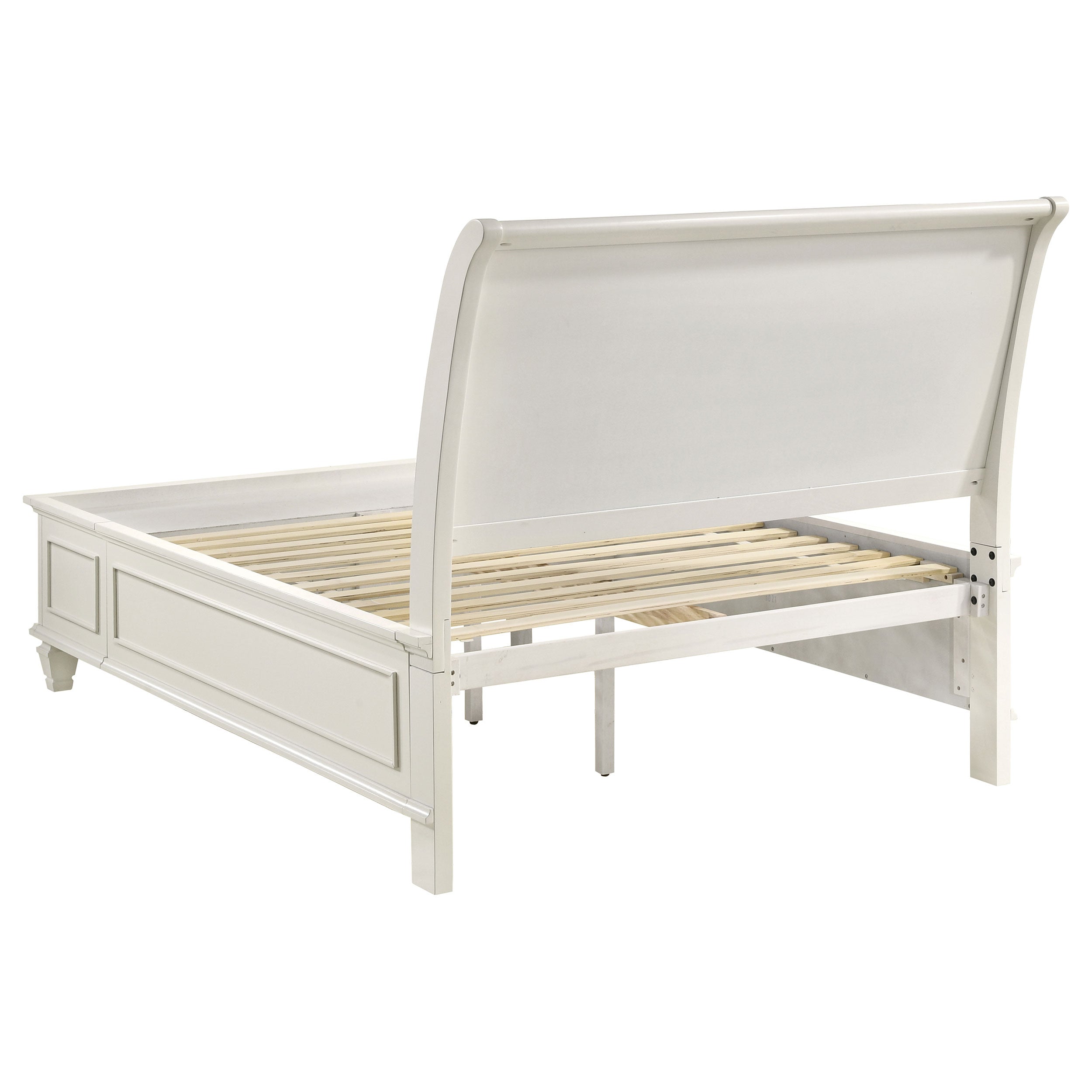 Selena Storage Bedroom Set with Sleigh Headboard Buttermilk