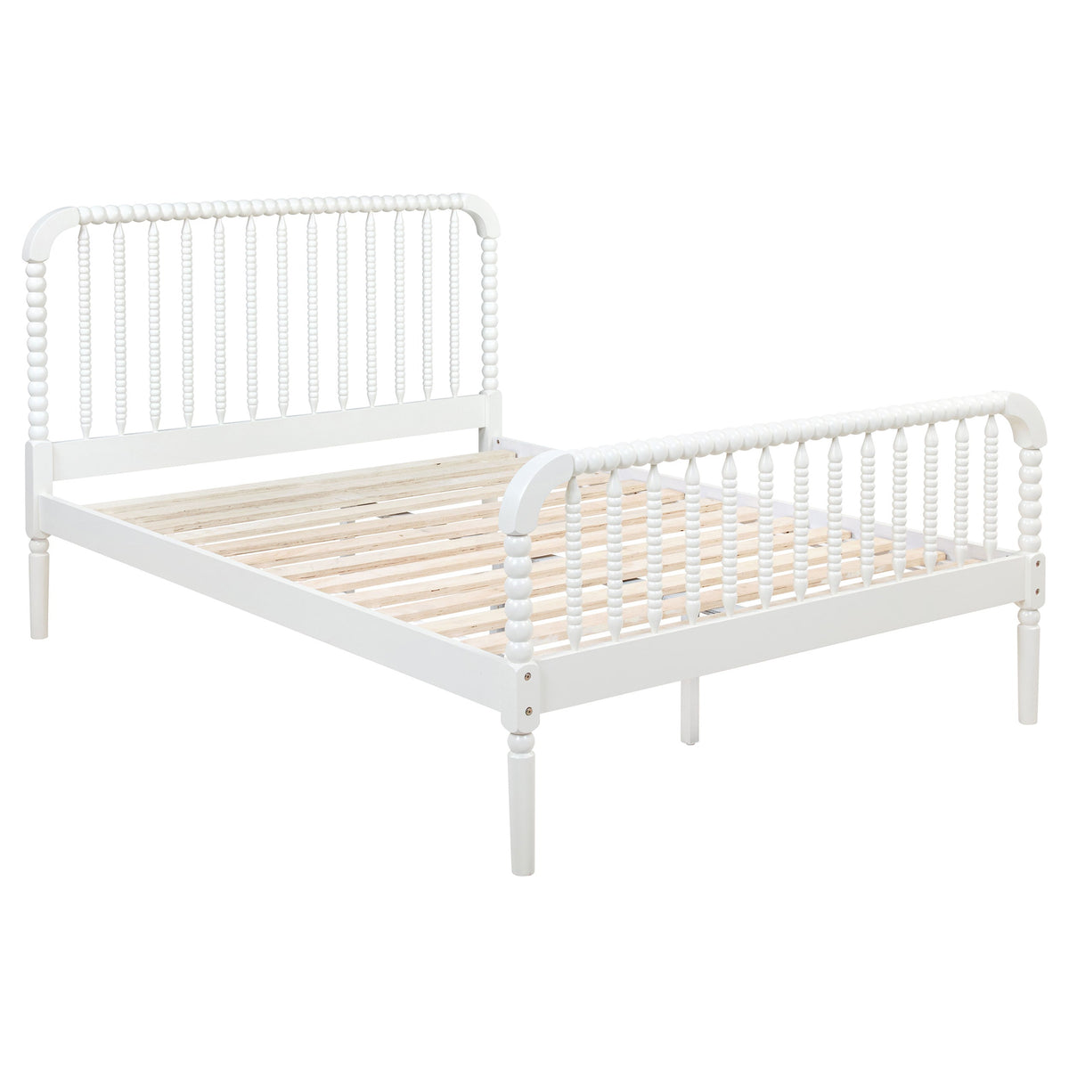 Jones Wood  Open Frame Bed White