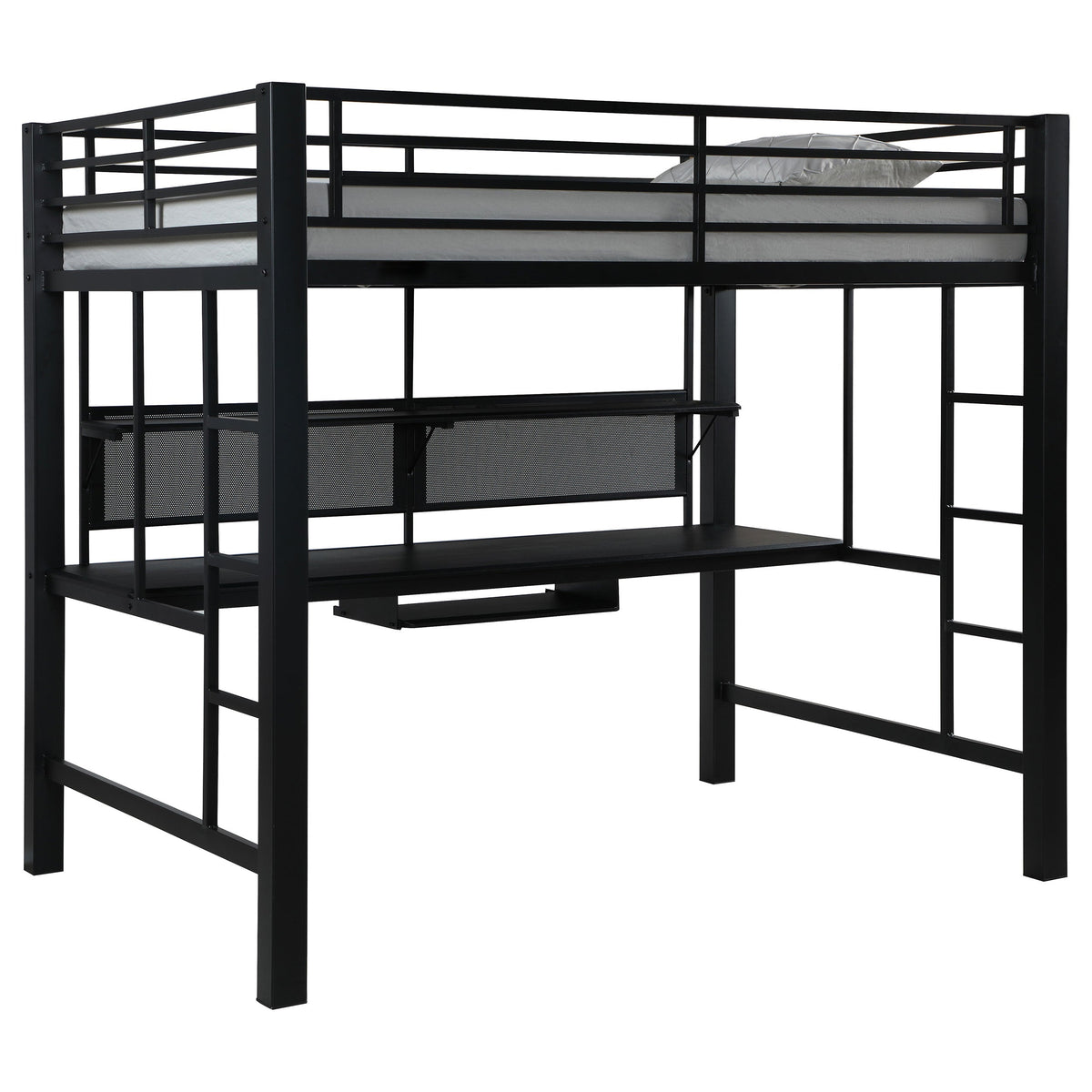 Avalon Full Workstation Loft Bed Black