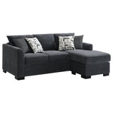 Storey Upholstered Sleeper Sectional Chaise Sofa Camel