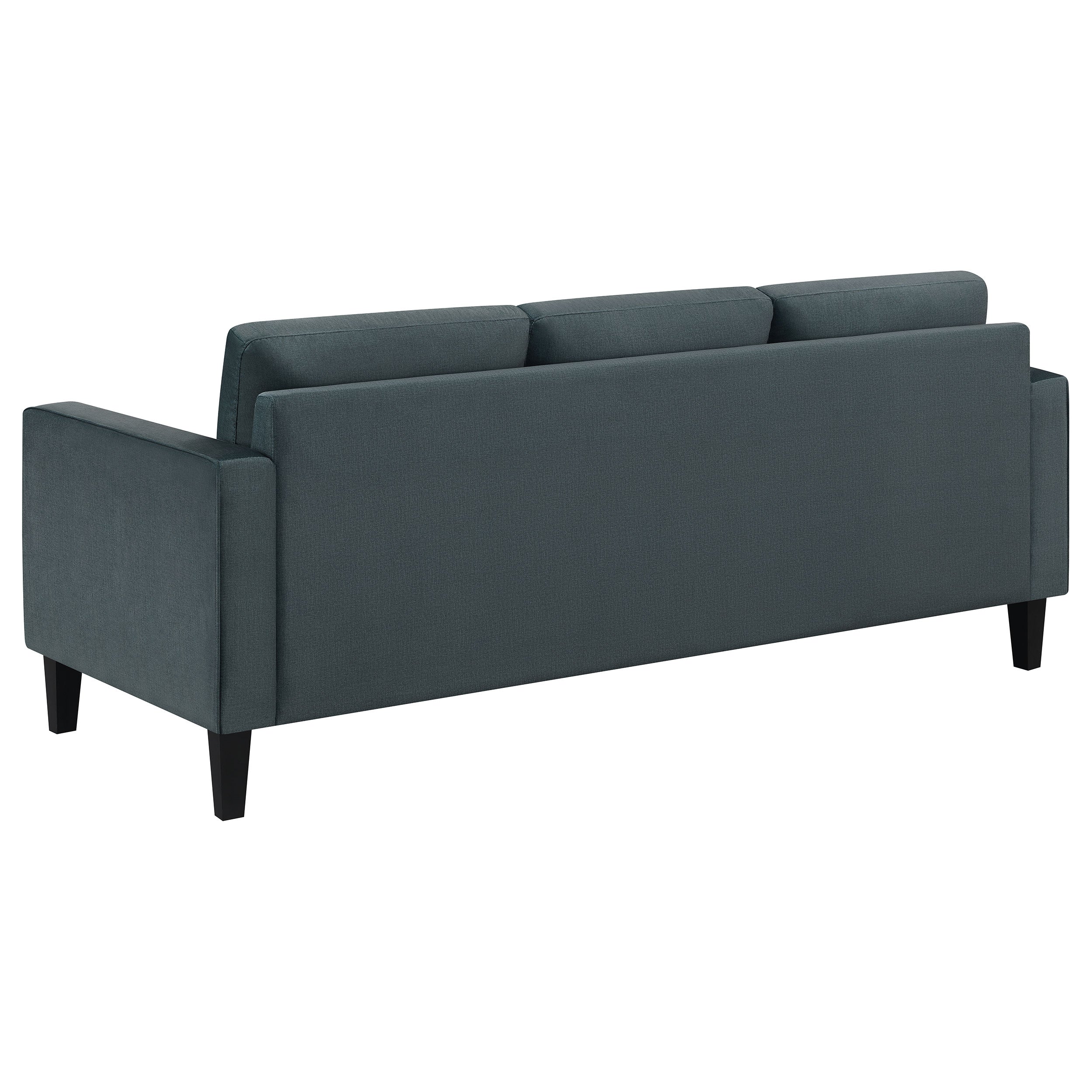 Gulfdale Cushion Back Upholstered Sofa Dark Teal