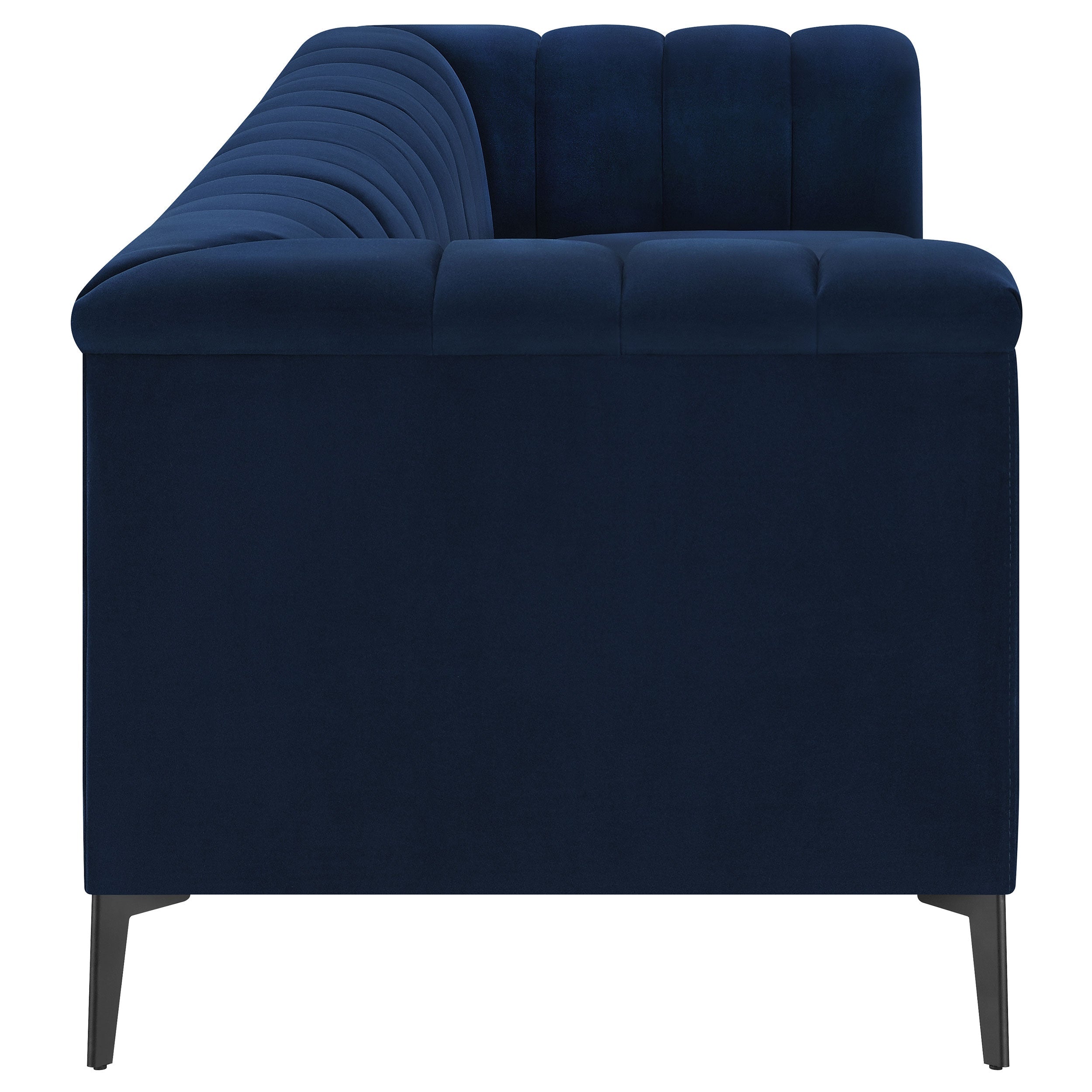 Chalet Tuxedo Arm Sofa Blue