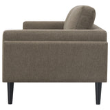 Rilynn Upholstered Track Arms Sofa Brown