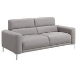 Glenmark Track Arm Upholstered Sofa Taupe