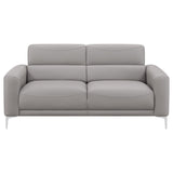 Glenmark Track Arm Upholstered Sofa Taupe