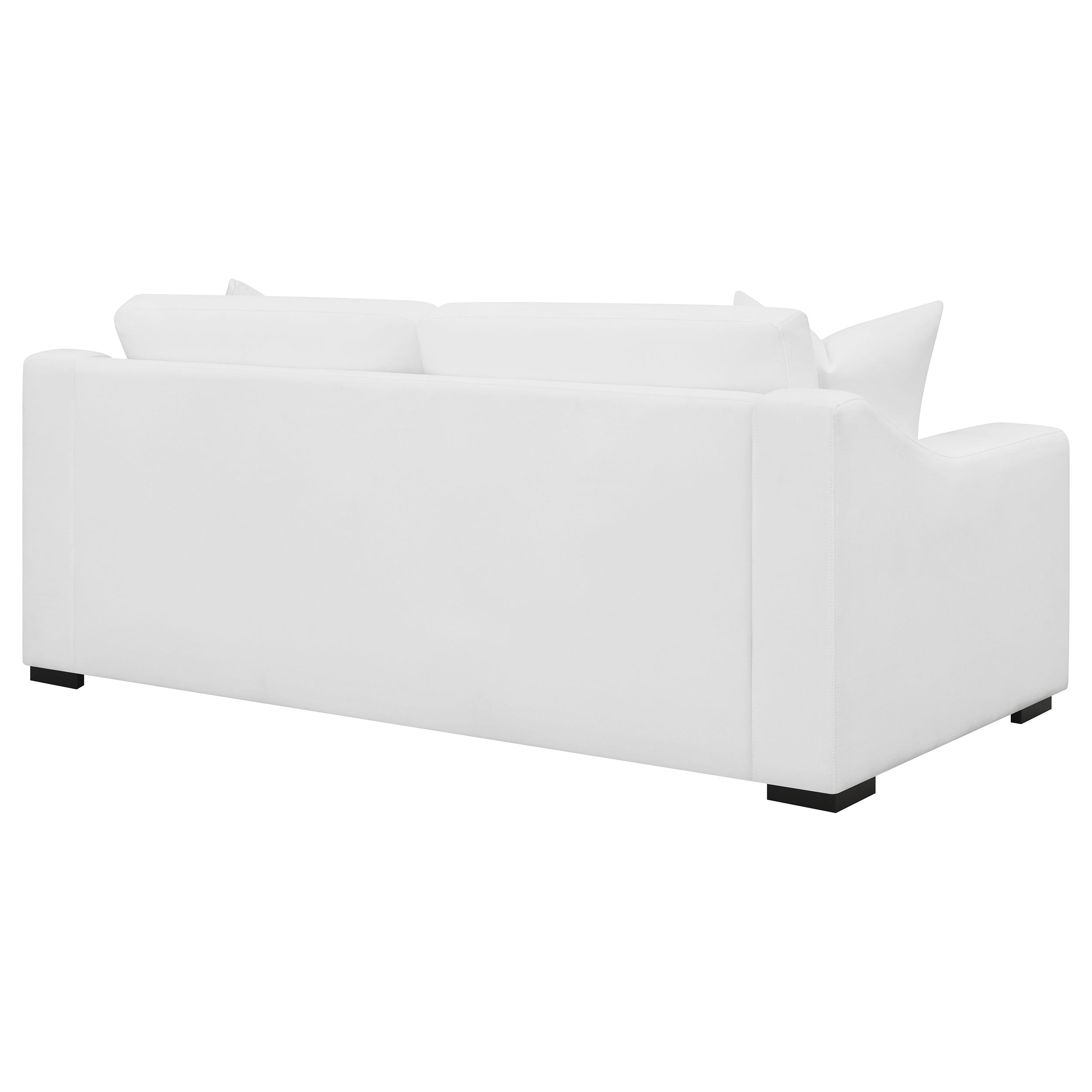 Ashlyn Upholstered Sloped Arms Sofa White