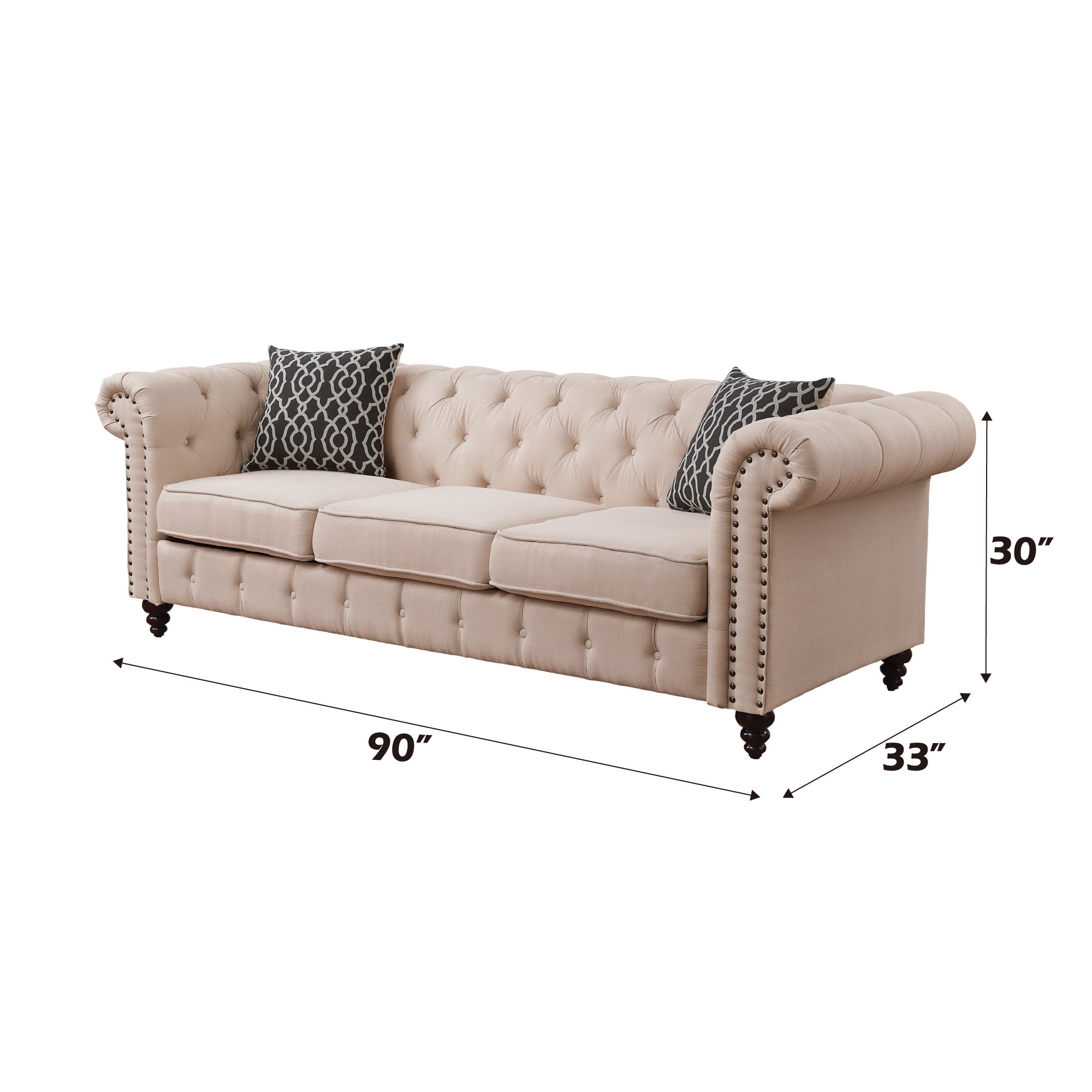 Aurelia Sofa W/2 Pillows