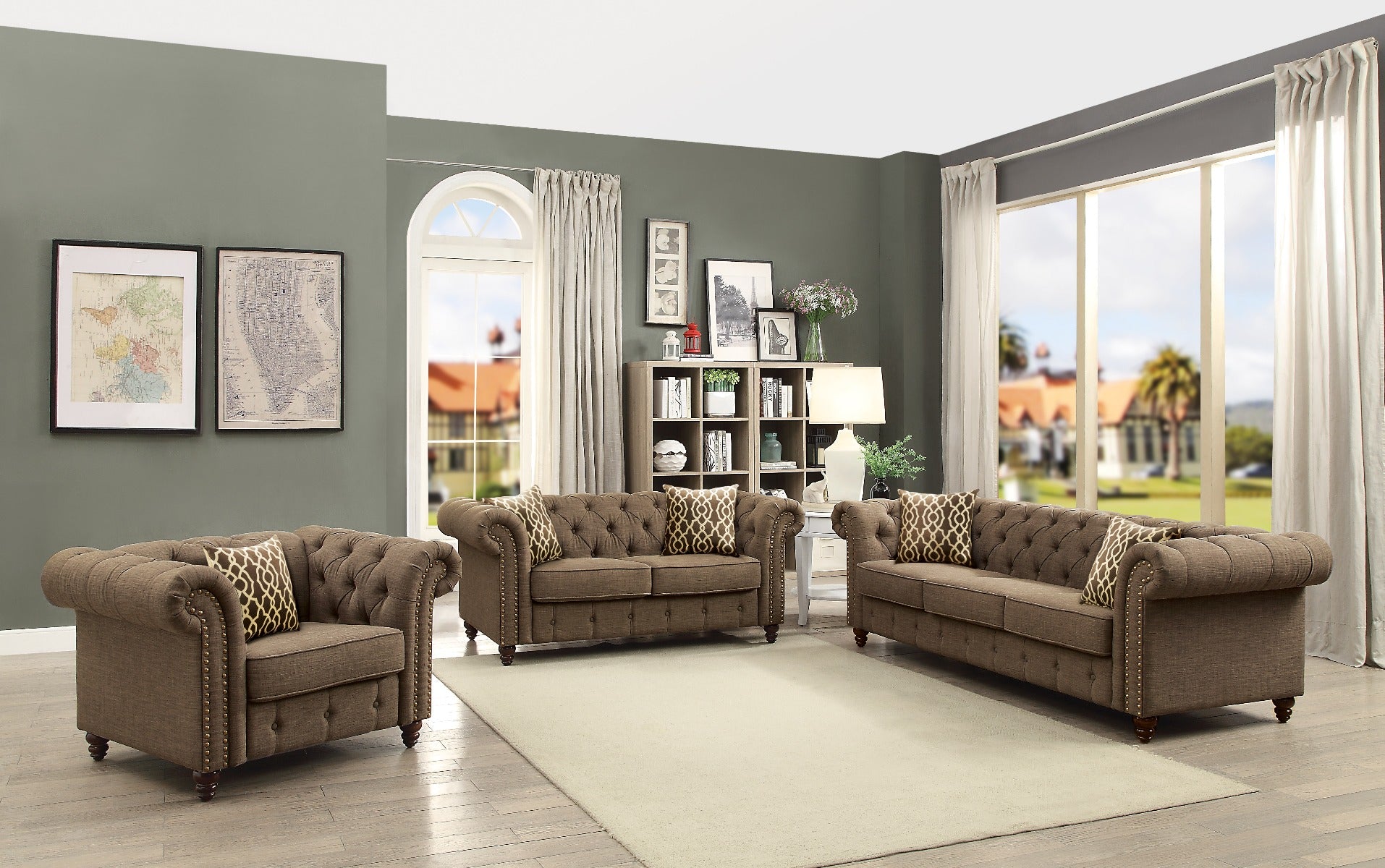 Aurelia Sofa W/2 Pillows