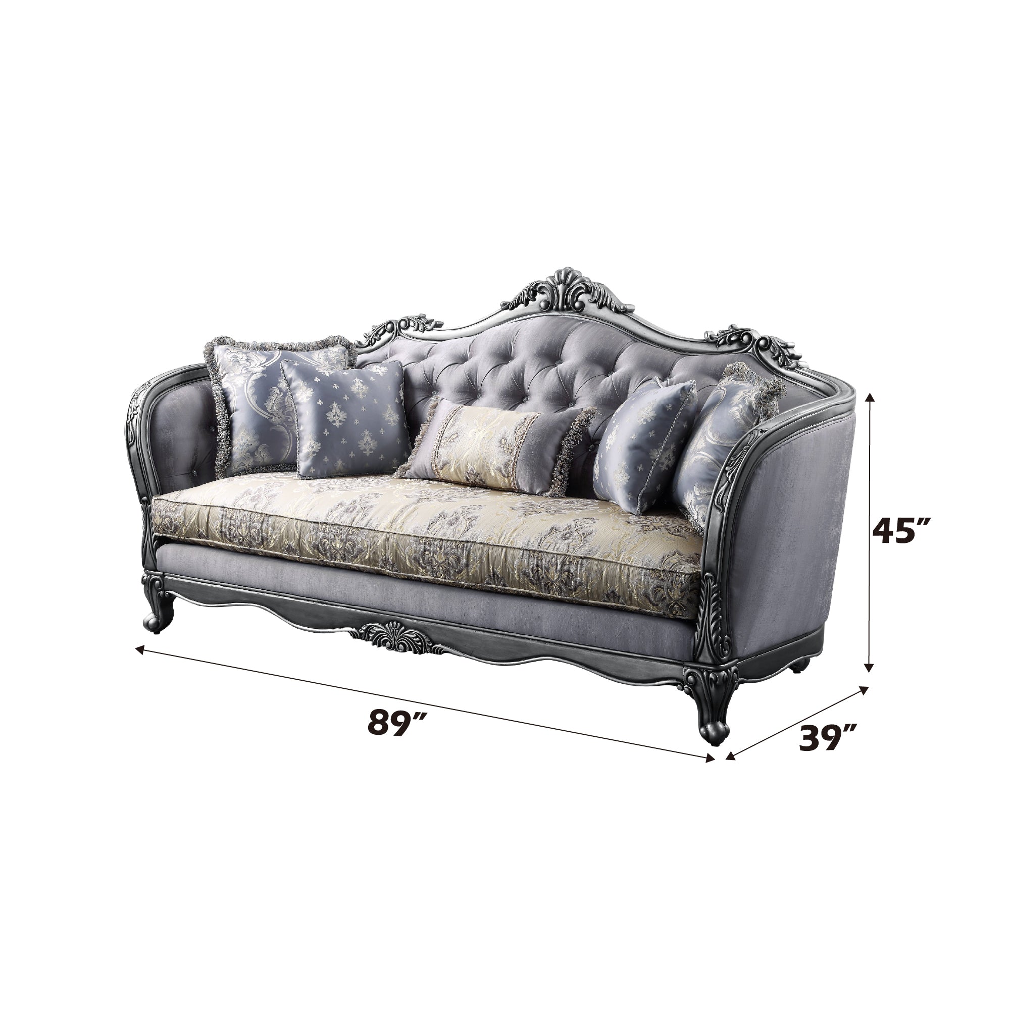 Ariadne Sofa W/5 Pillows