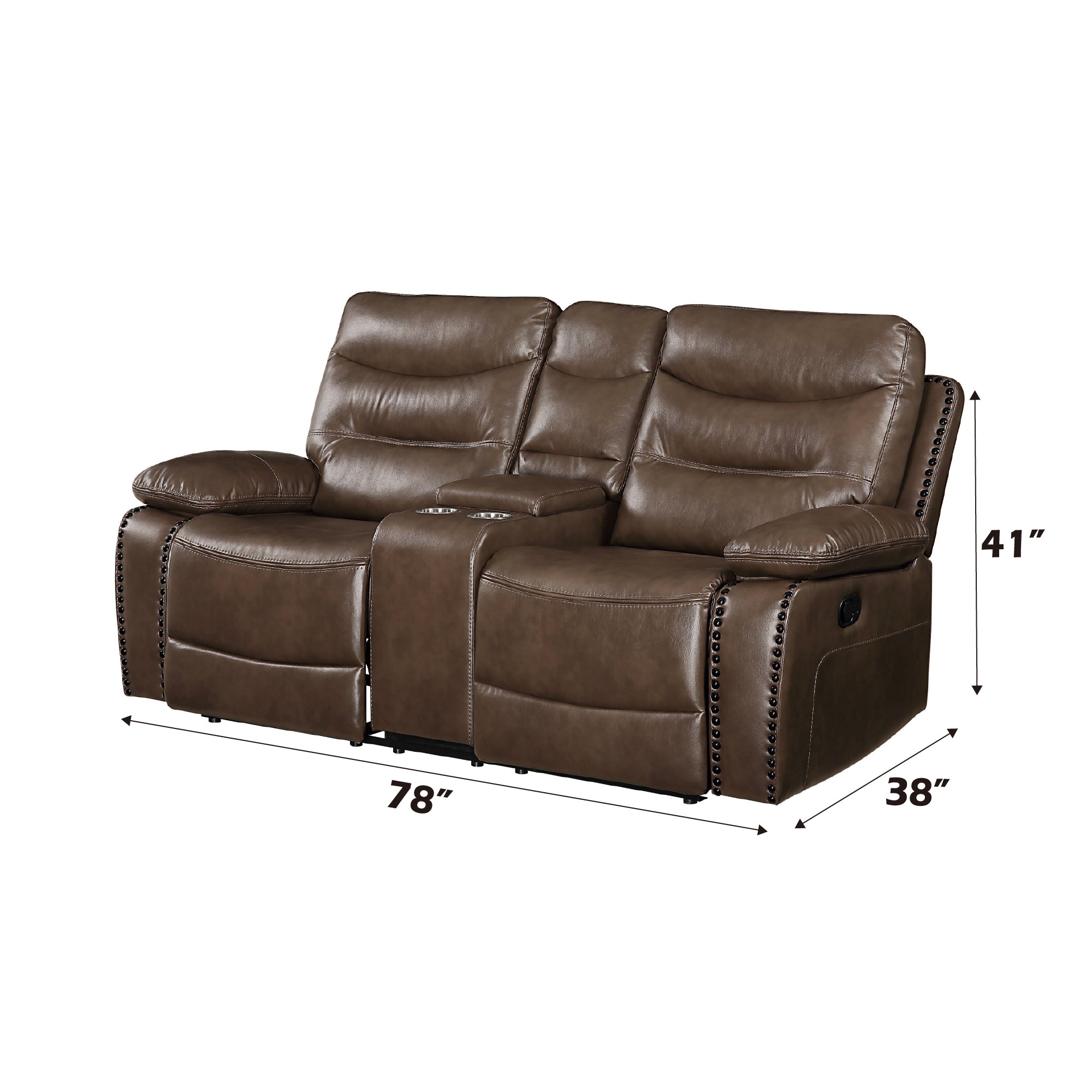 Aashi Motion Loveseat W/Console