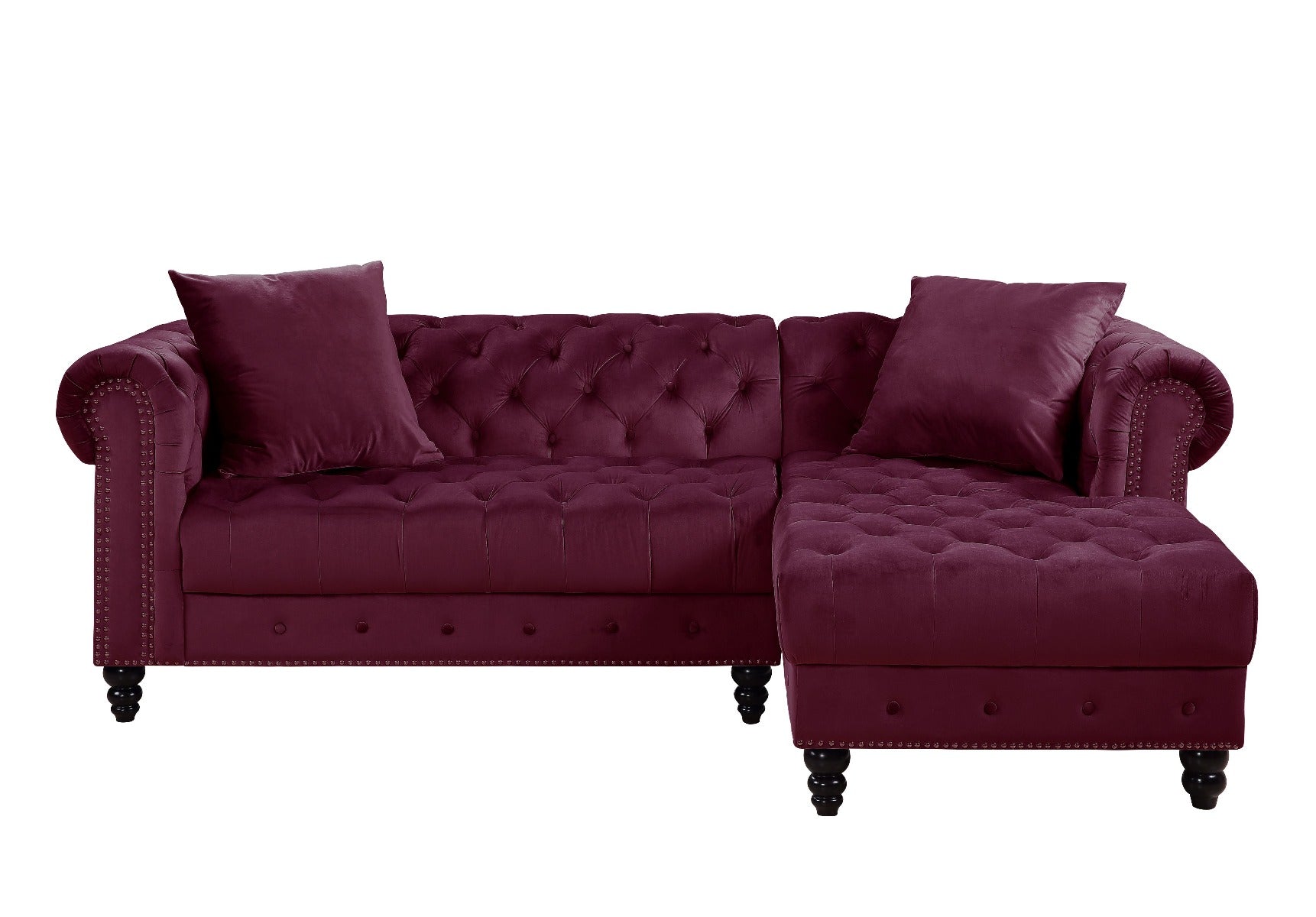 Adnelis Sectional Sofa W/2 Pillows