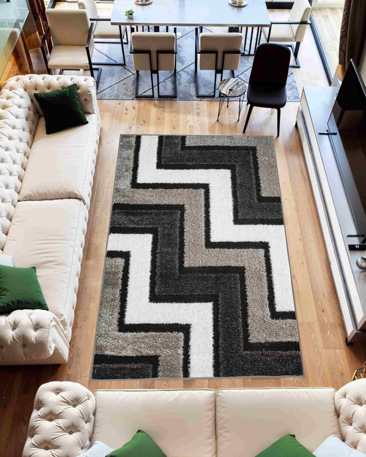 5D SHAGGY Rug Design 6410