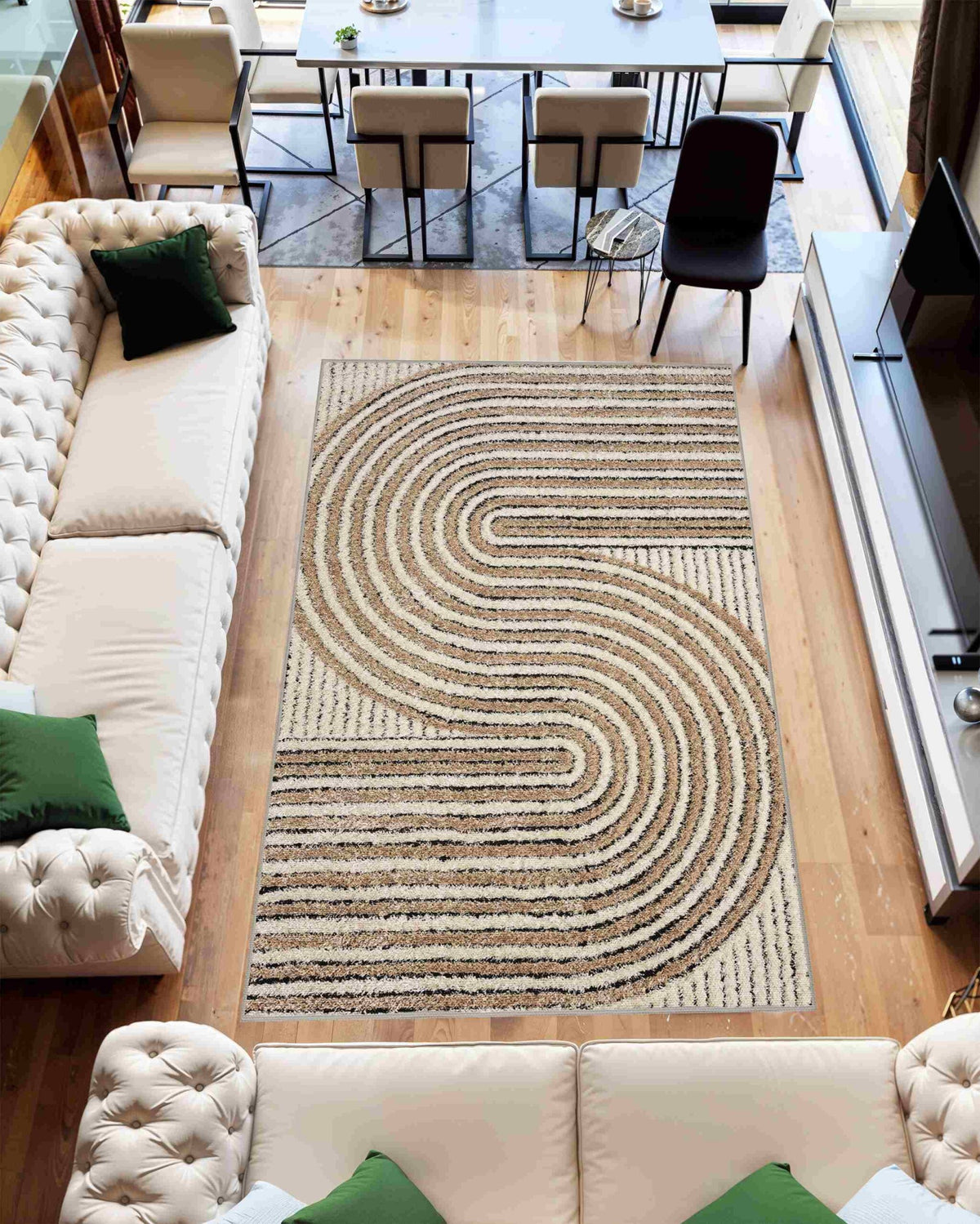 5D SHAGGY Rug Design 6421