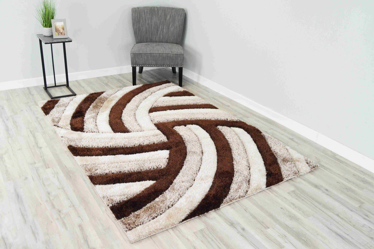 4D SHAGGY Rug Design 6483