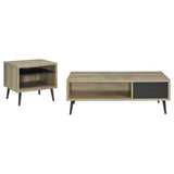 Welsh Coffee and End Table Set Distressed Pine