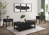 Concord  Coffee and End Table Set Distressed Java