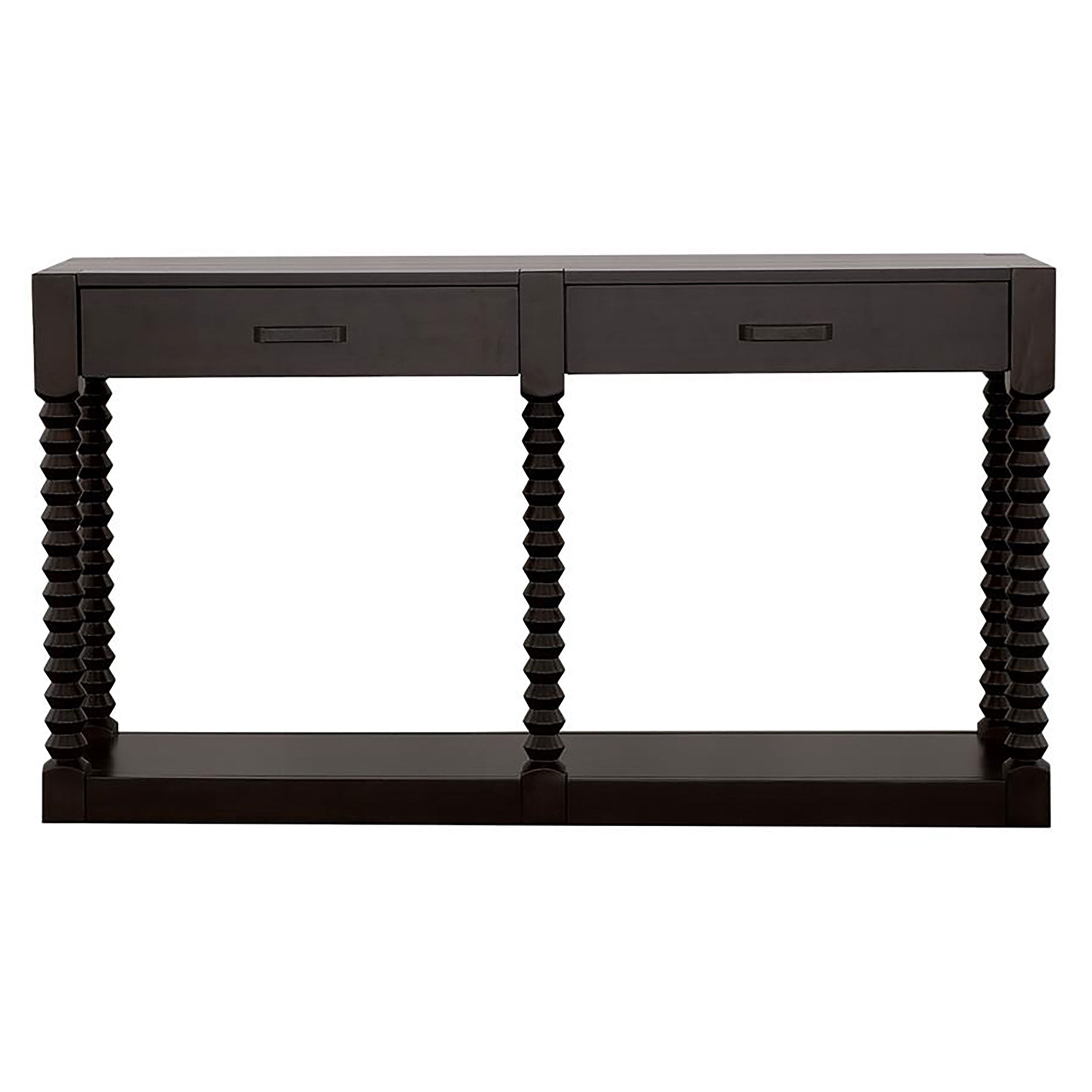 Meredith 2-drawer Sofa Table Coffee Bean