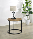 Lainey Round Occasional Side End Table Mango