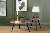 Zoe  Mango Wood Coffee and End Table Set Natural