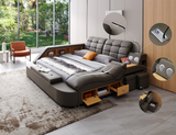 Fatbardh Leather Bed